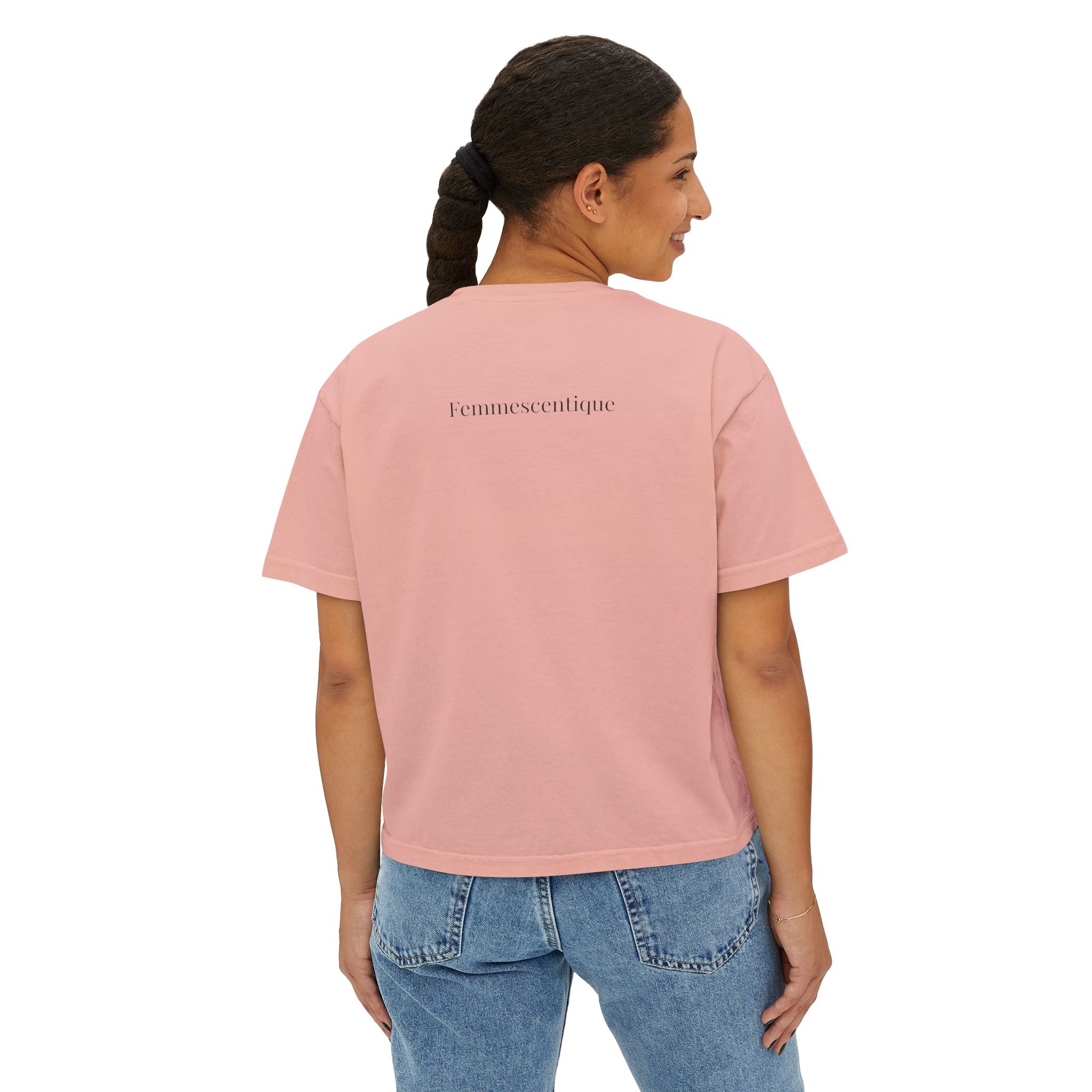Women's support Boxy Tee — Femmescentique