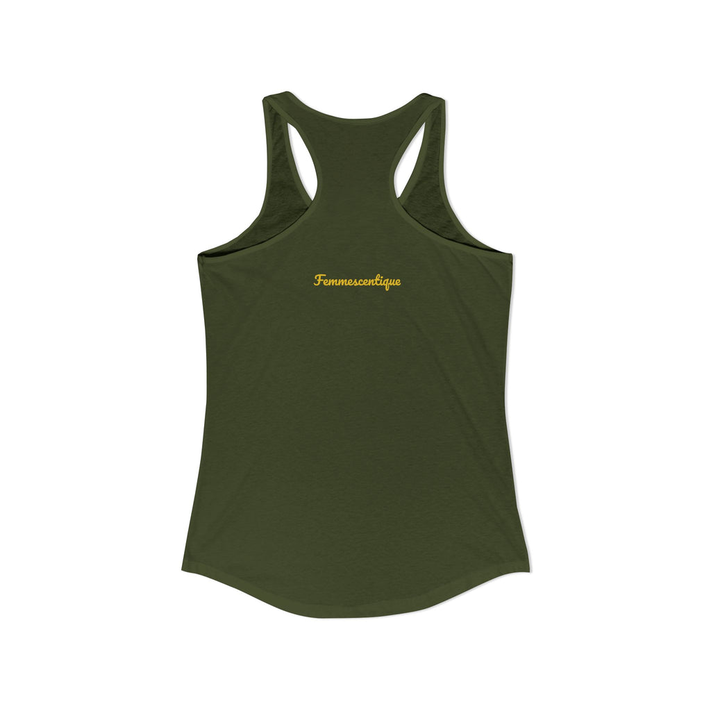 MATCHA & YAP RACERBACK TANK — FEMMESCENTIQUE