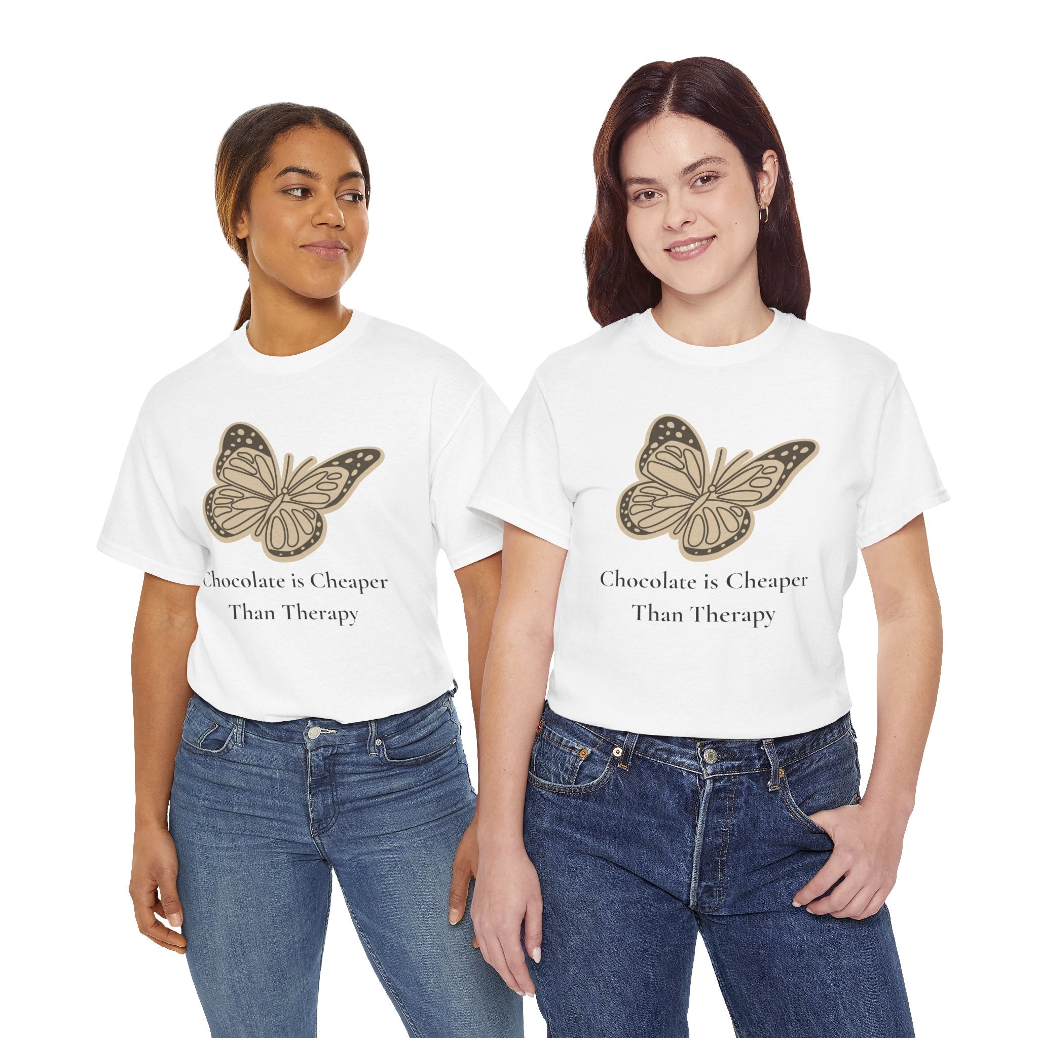 Chocolate is Cheaper Than Therapy Tee — Femmescentique