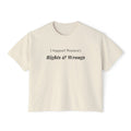 Women's support Boxy Tee — Femmescentique