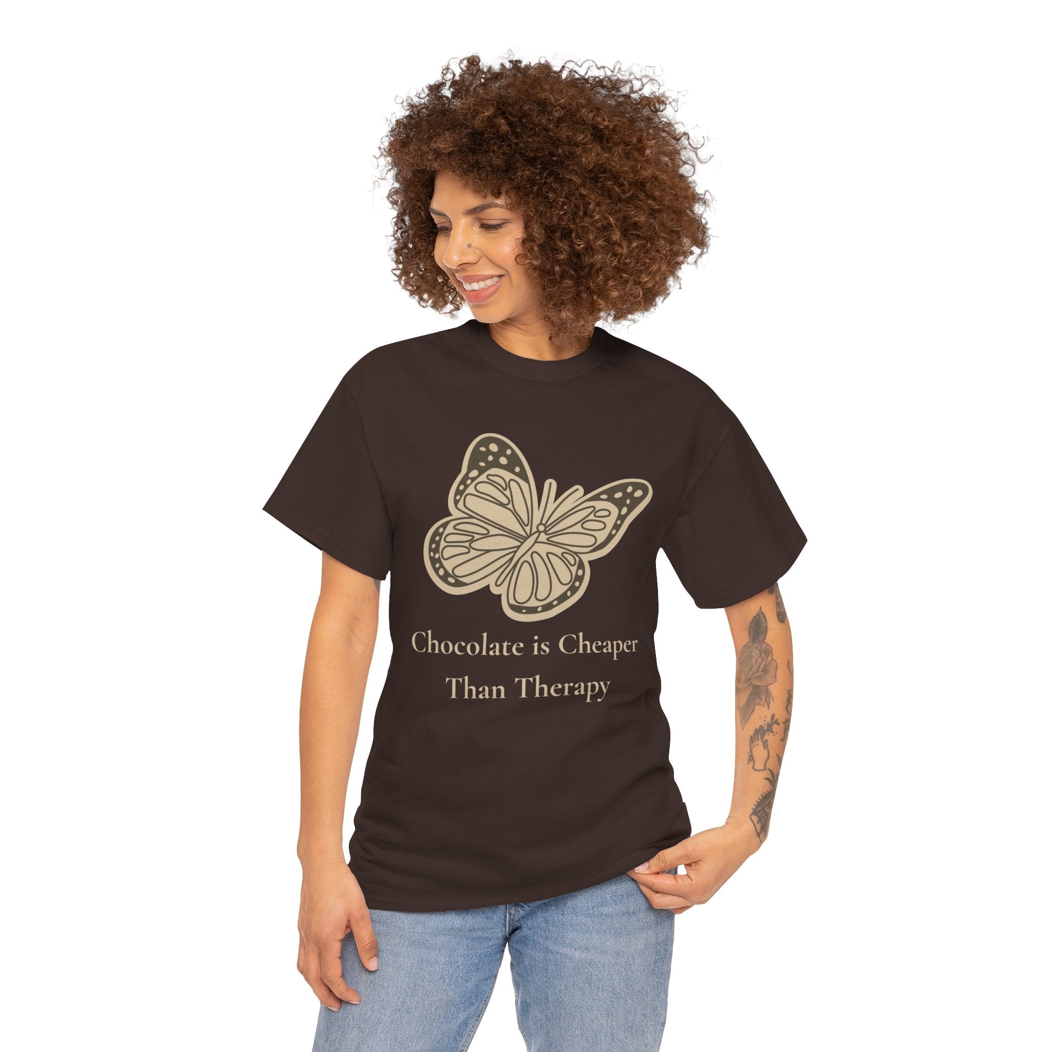 Chocolate is Cheaper Than Therapy Tee — Femmescentique