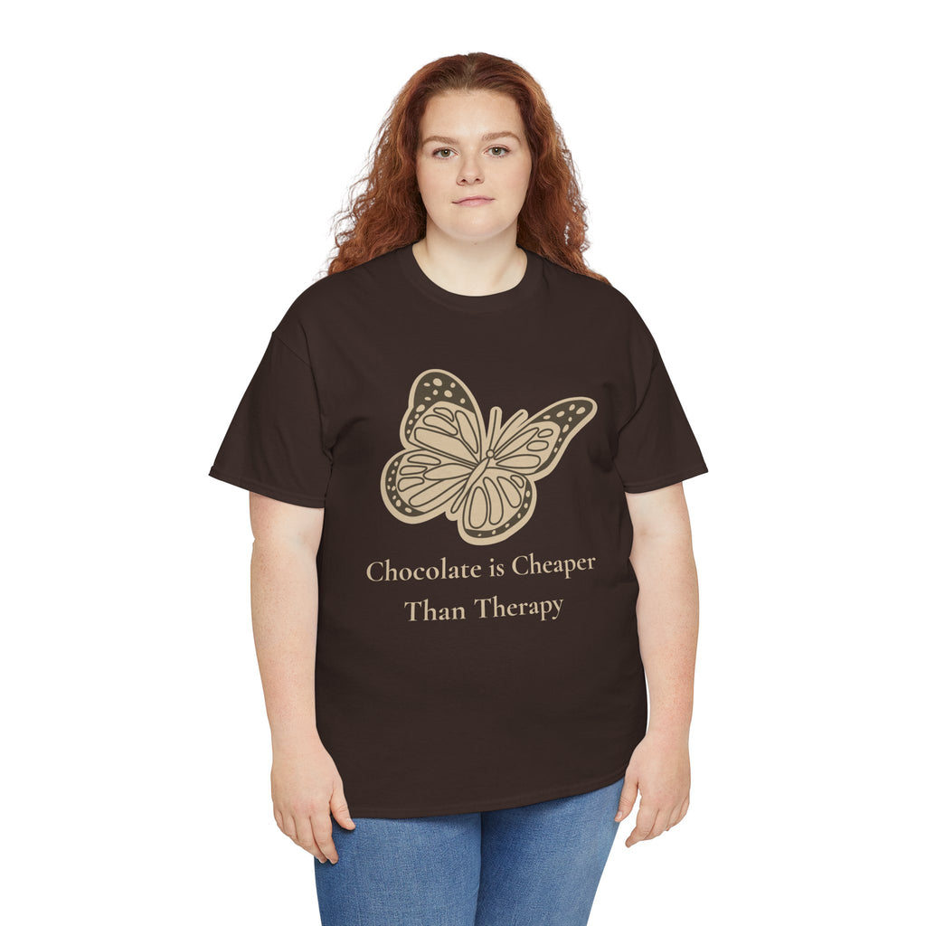 Chocolate is Cheaper Than Therapy Tee — Femmescentique