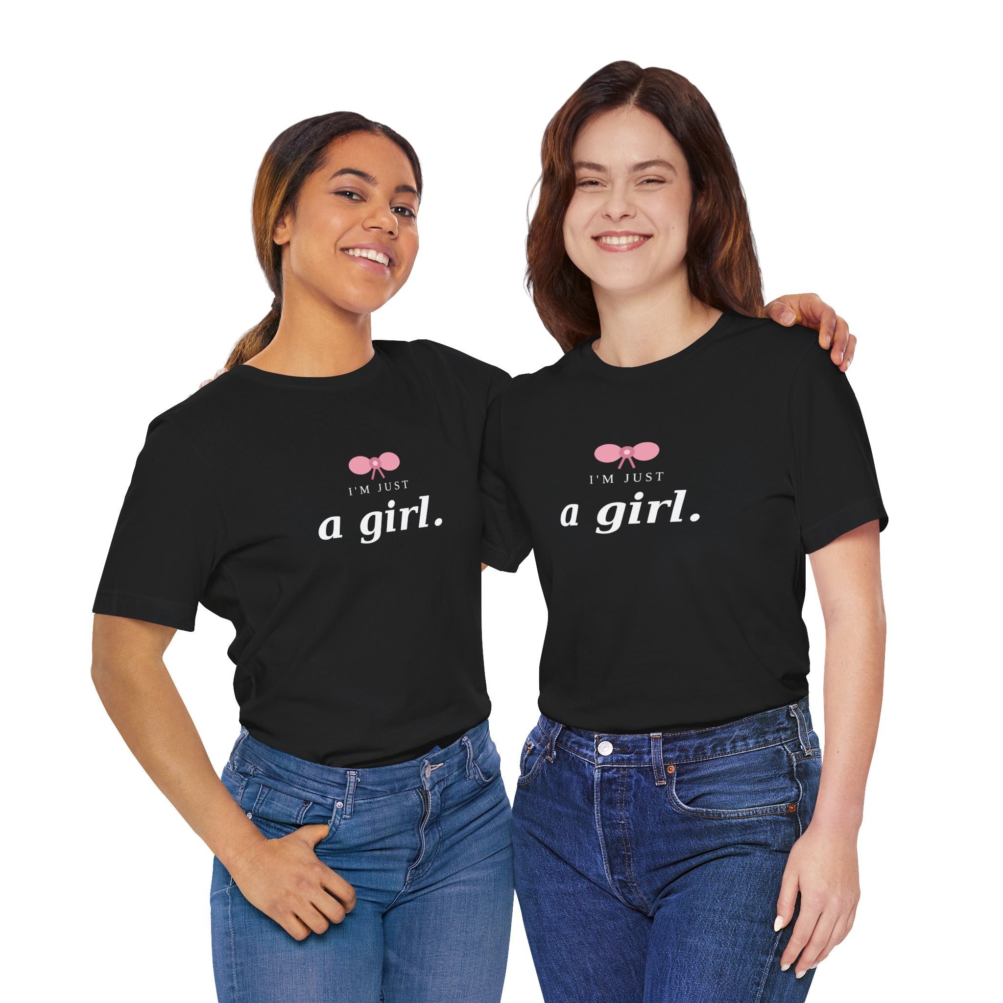 I'm Just a Girl Statement Tee — Femmescentique
