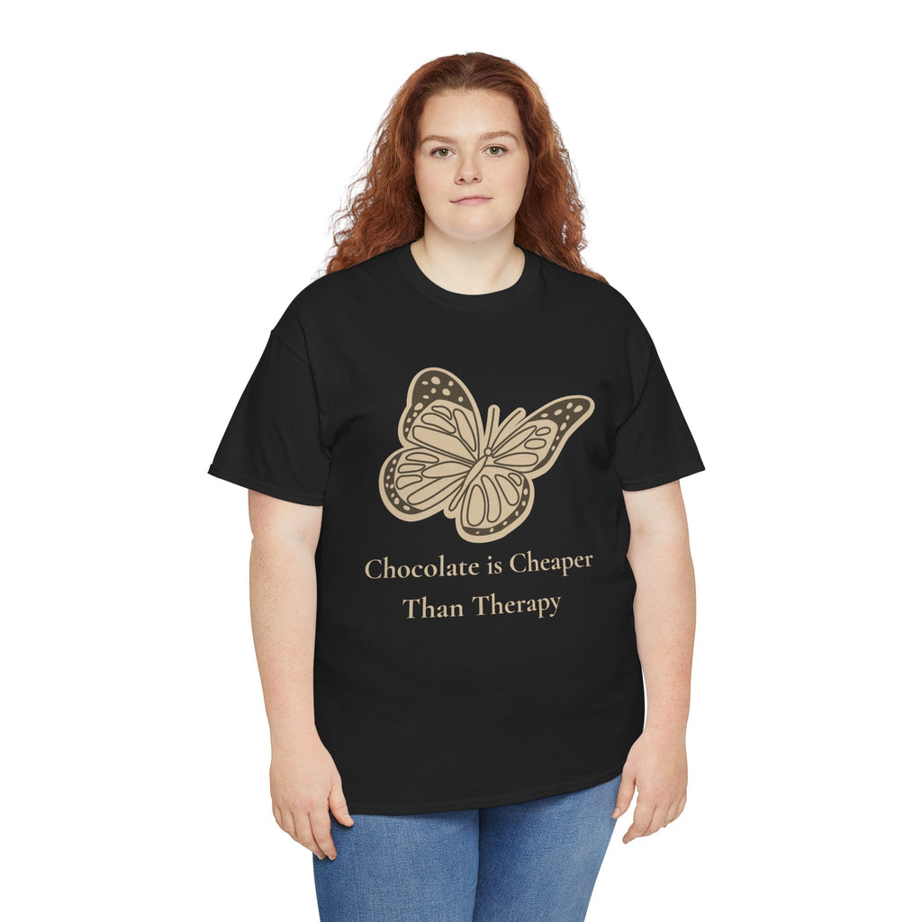 Chocolate is Cheaper Than Therapy Tee — Femmescentique