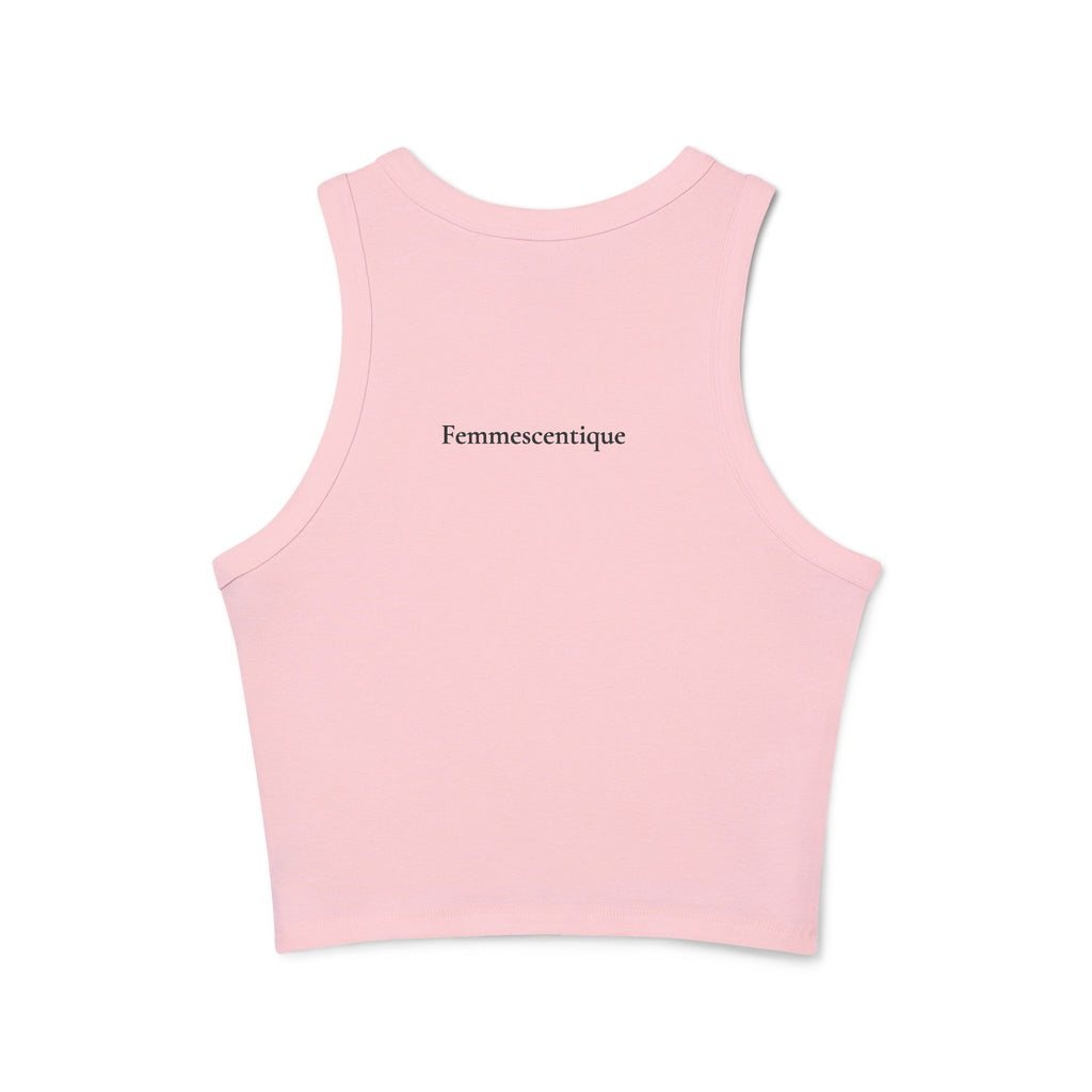 Chocolate is Cheaper Than Therapy Racer Tank — Femmescentique