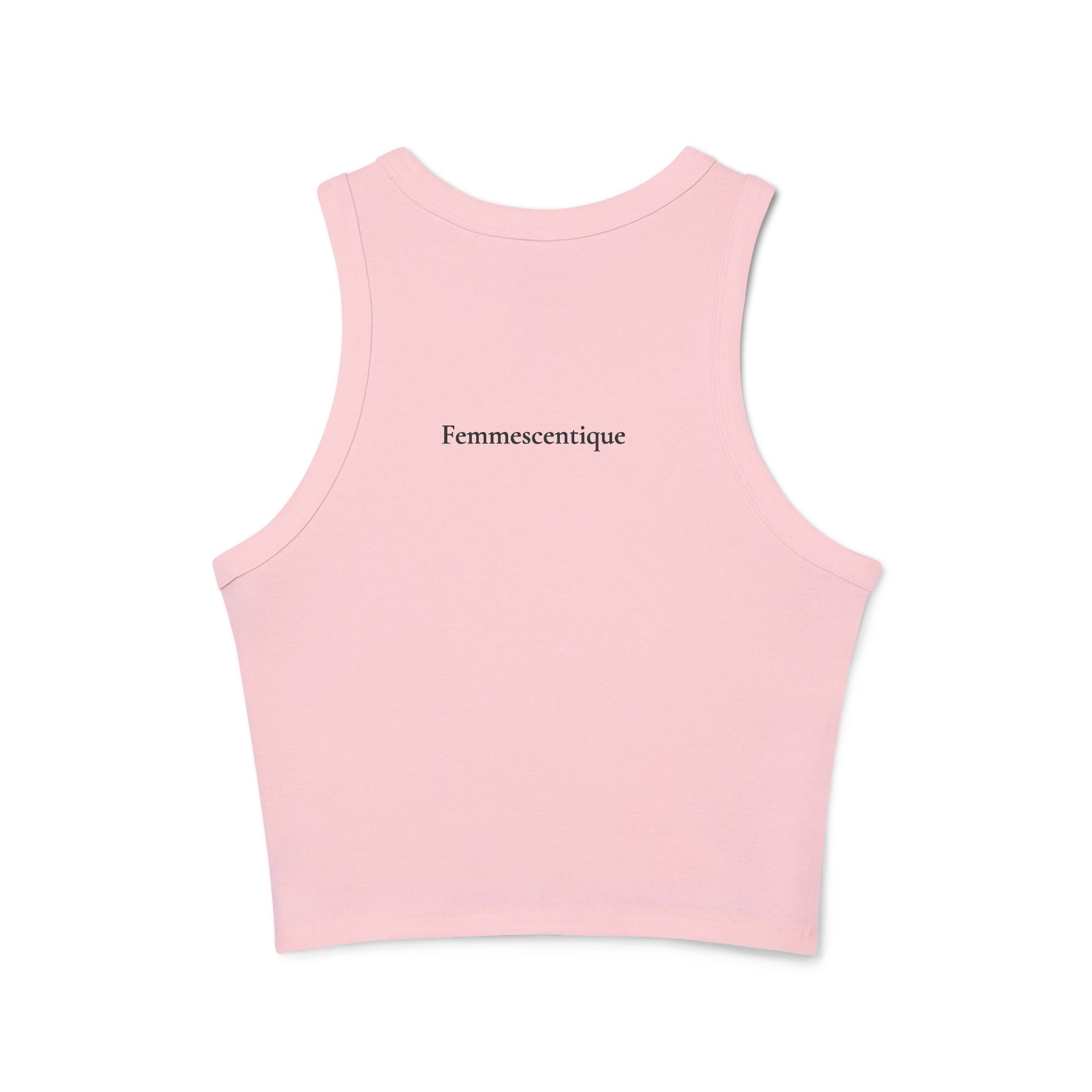 Chocolate is Cheaper Than Therapy Racer Tank — Femmescentique