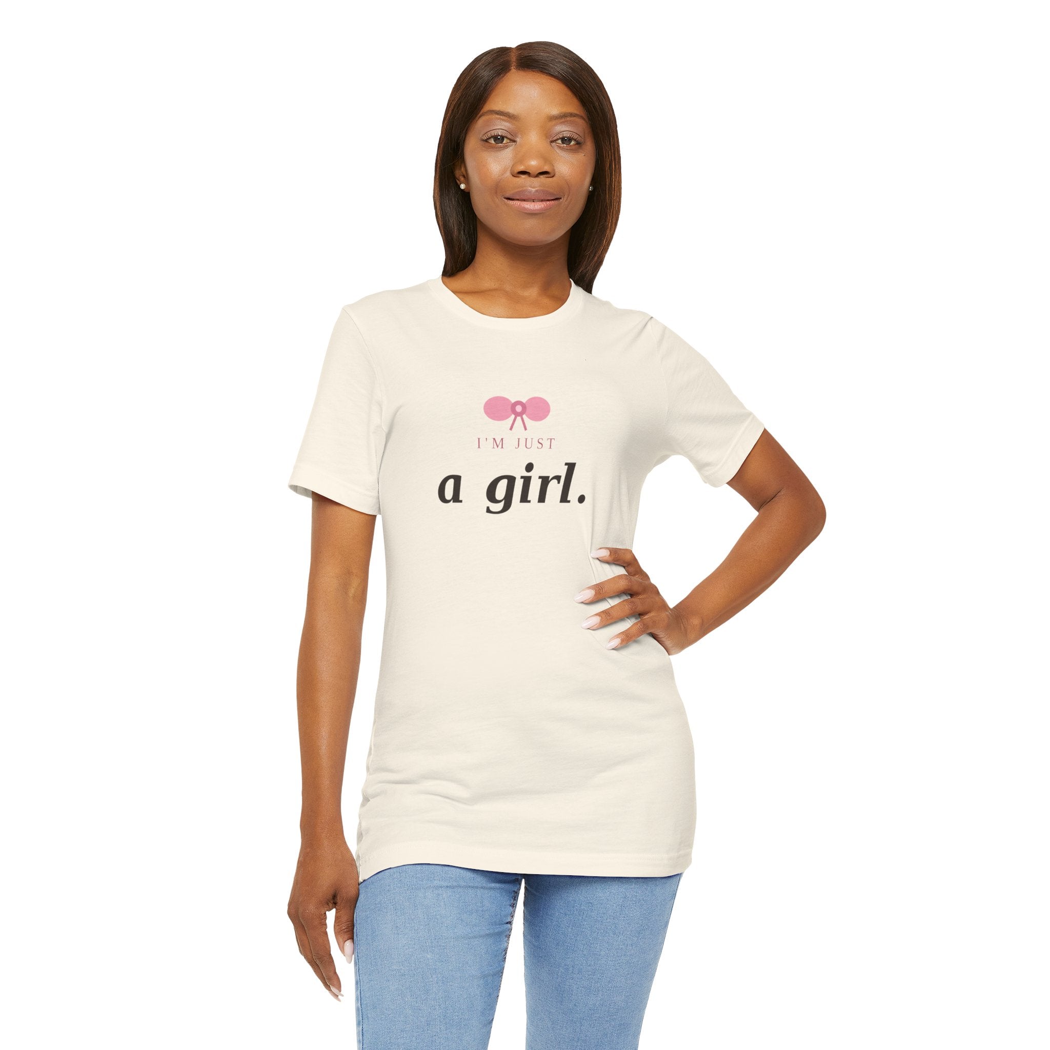 I'm Just a Girl Statement Tee - Femmescentique