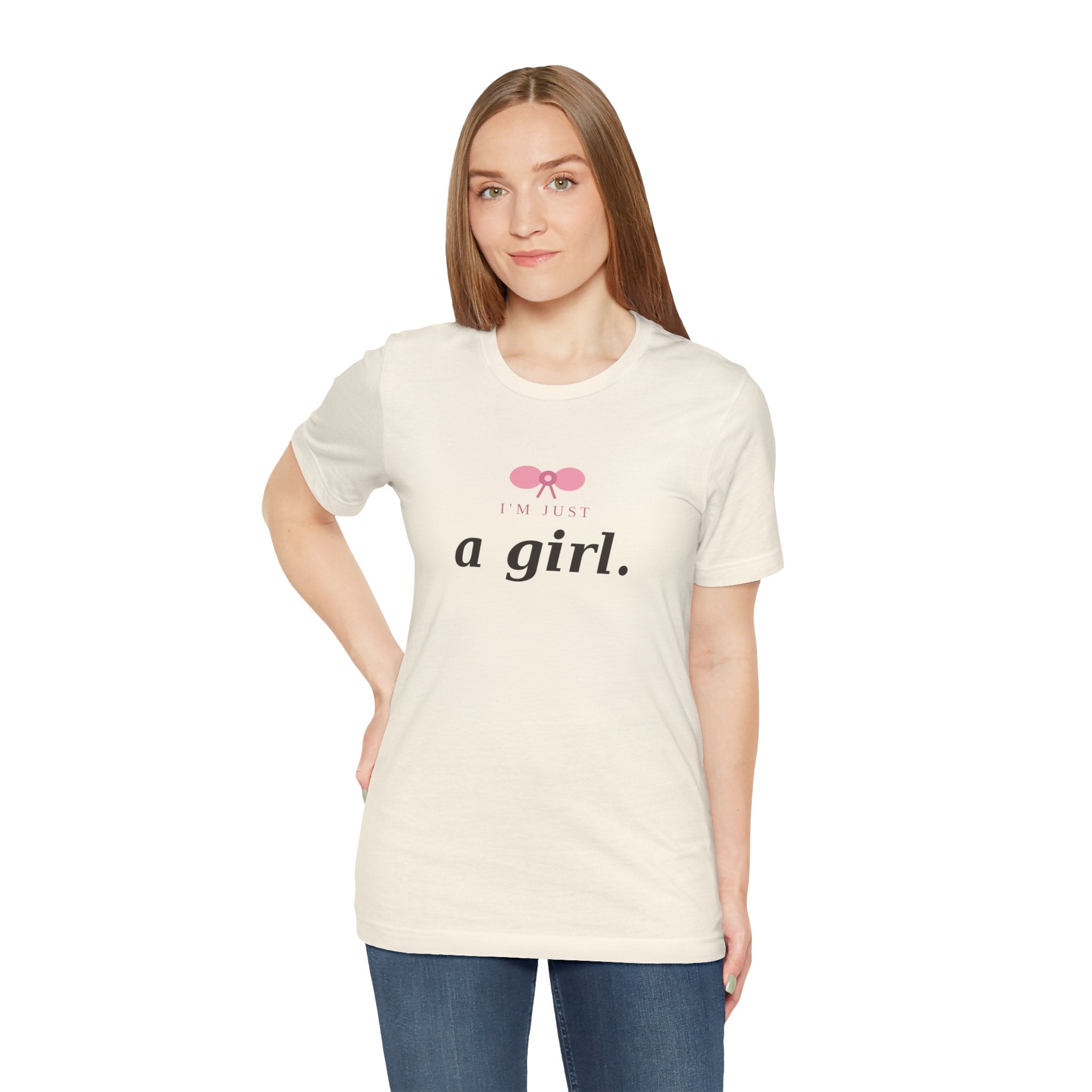 I'm Just a Girl Statement Tee - Femmescentique