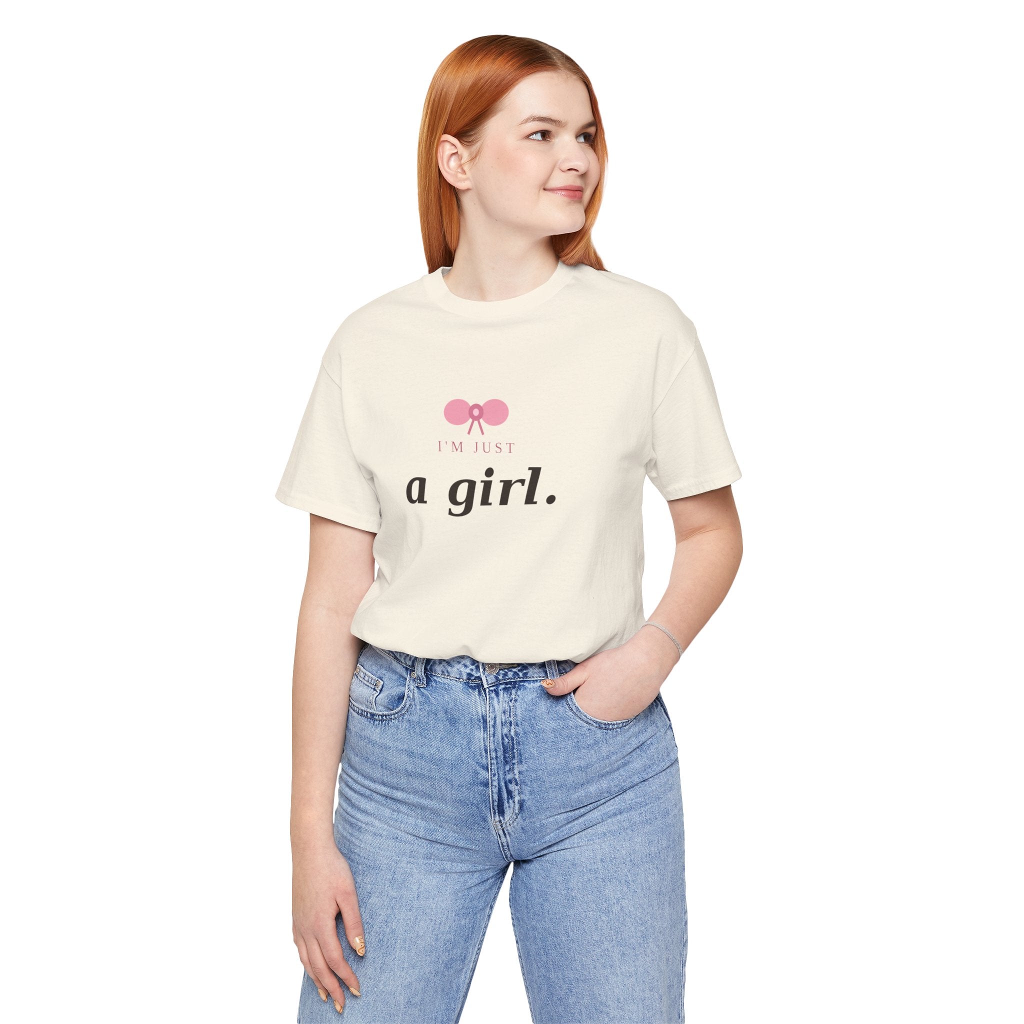 I'm Just a Girl Statement Tee - Femmescentique