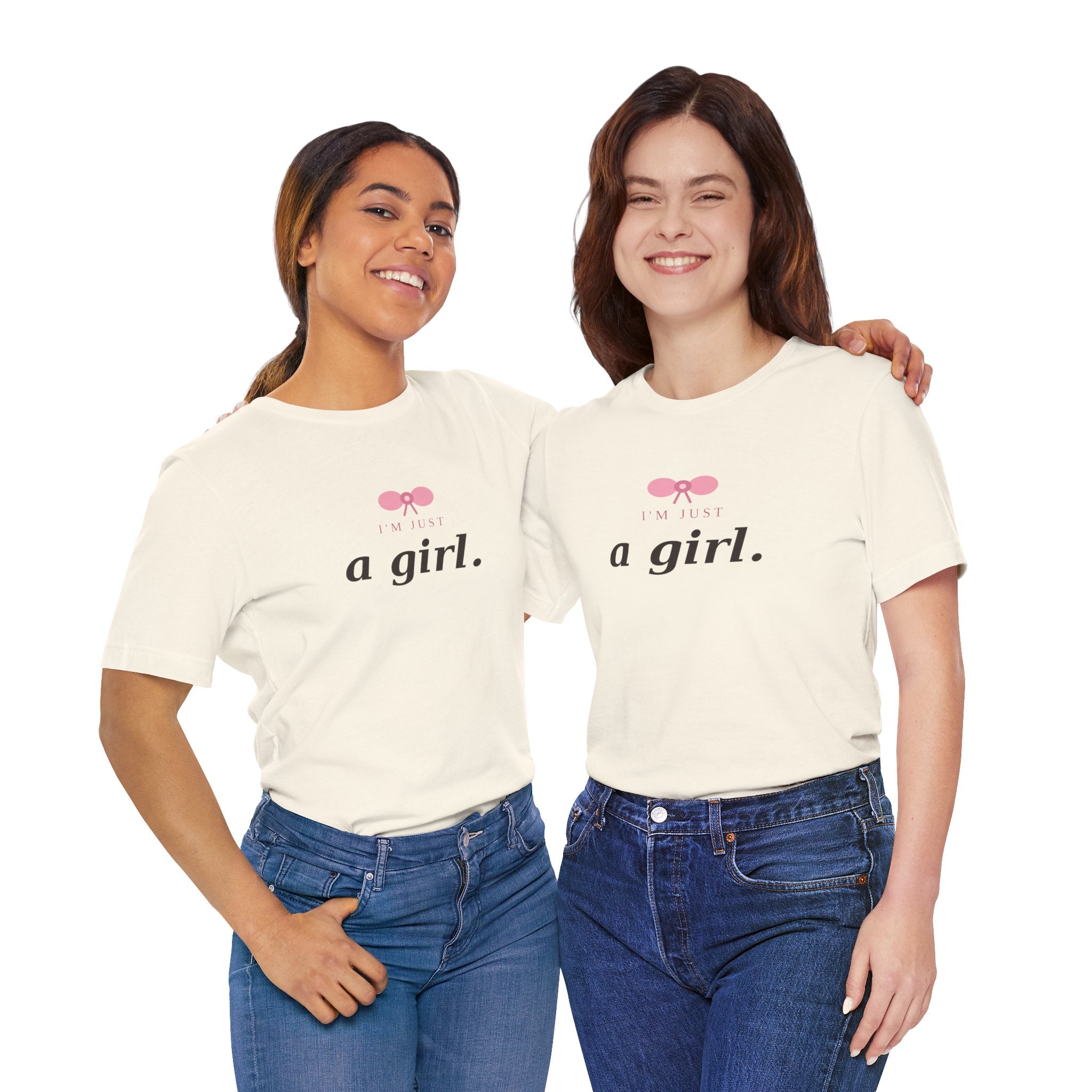 I'm Just a Girl Statement Tee - Femmescentique