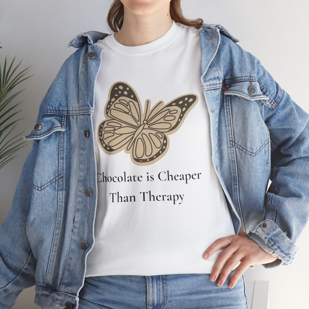 Chocolate is Cheaper Than Therapy Tee — Femmescentique