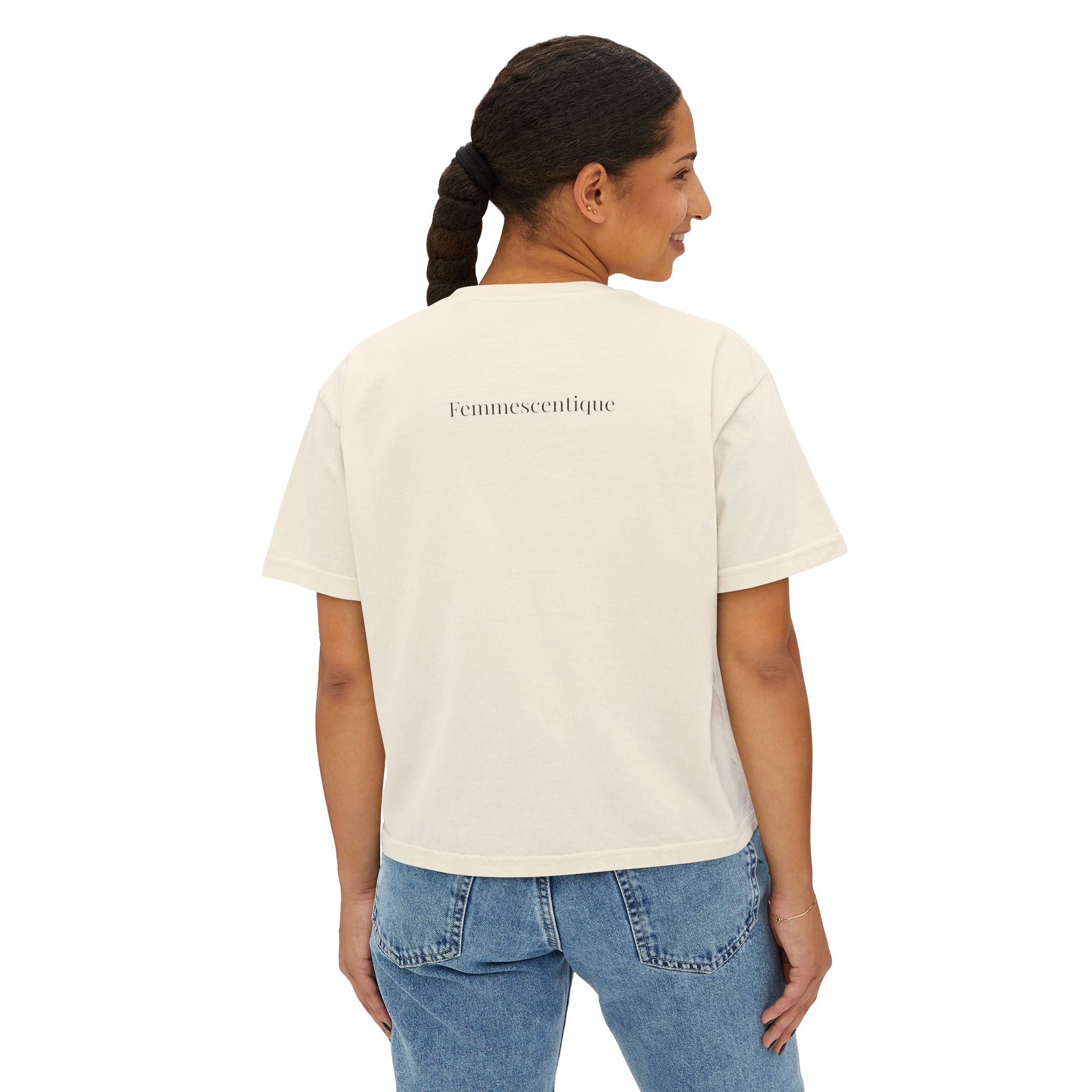 Women's support Boxy Tee — Femmescentique