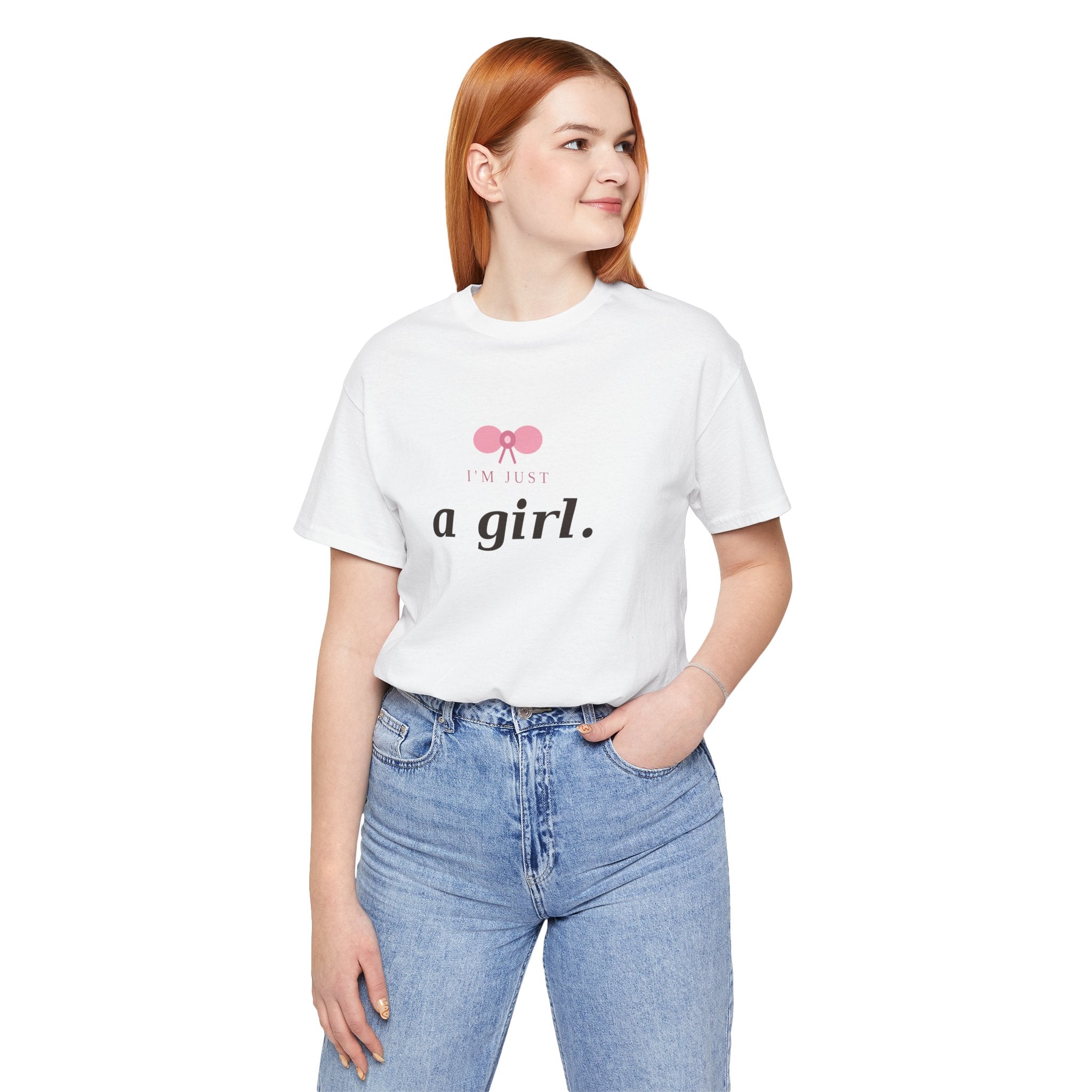 I'm Just a Girl Statement Tee - Femmescentique