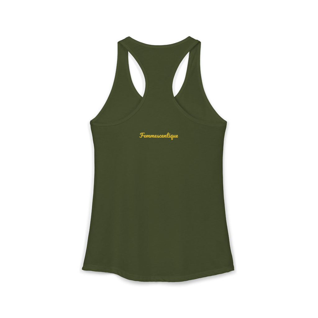 MATCHA & YAP RACERBACK TANK — FEMMESCENTIQUE
