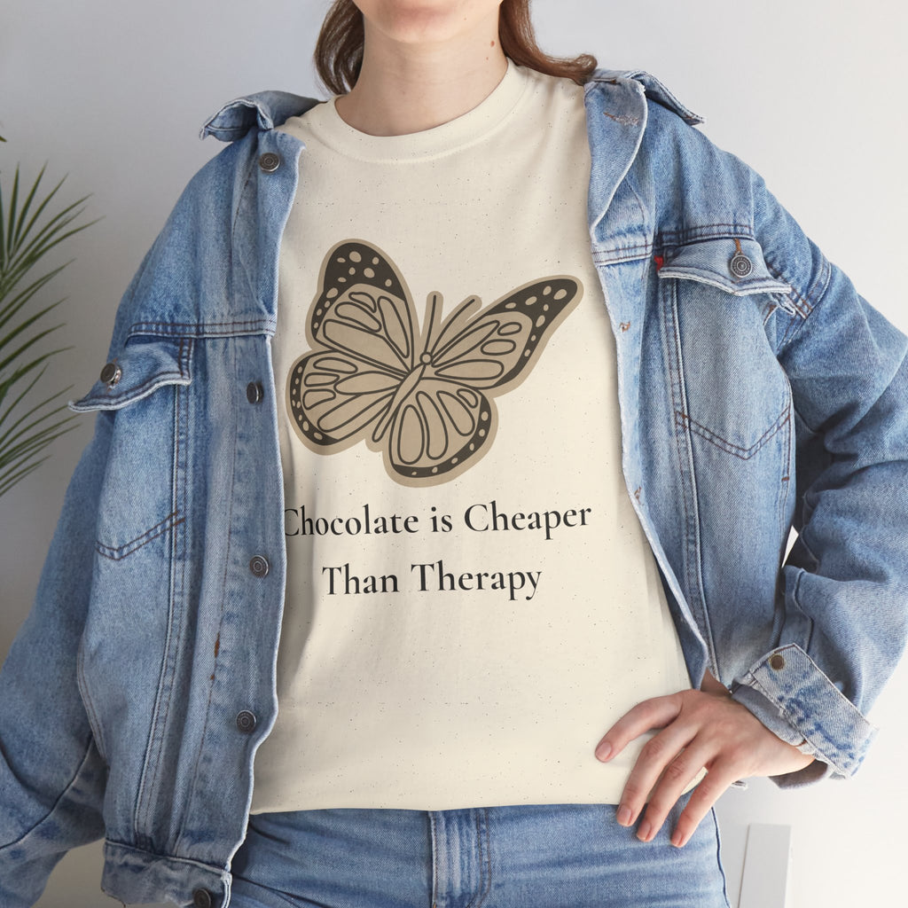 Chocolate is Cheaper Than Therapy Tee — Femmescentique