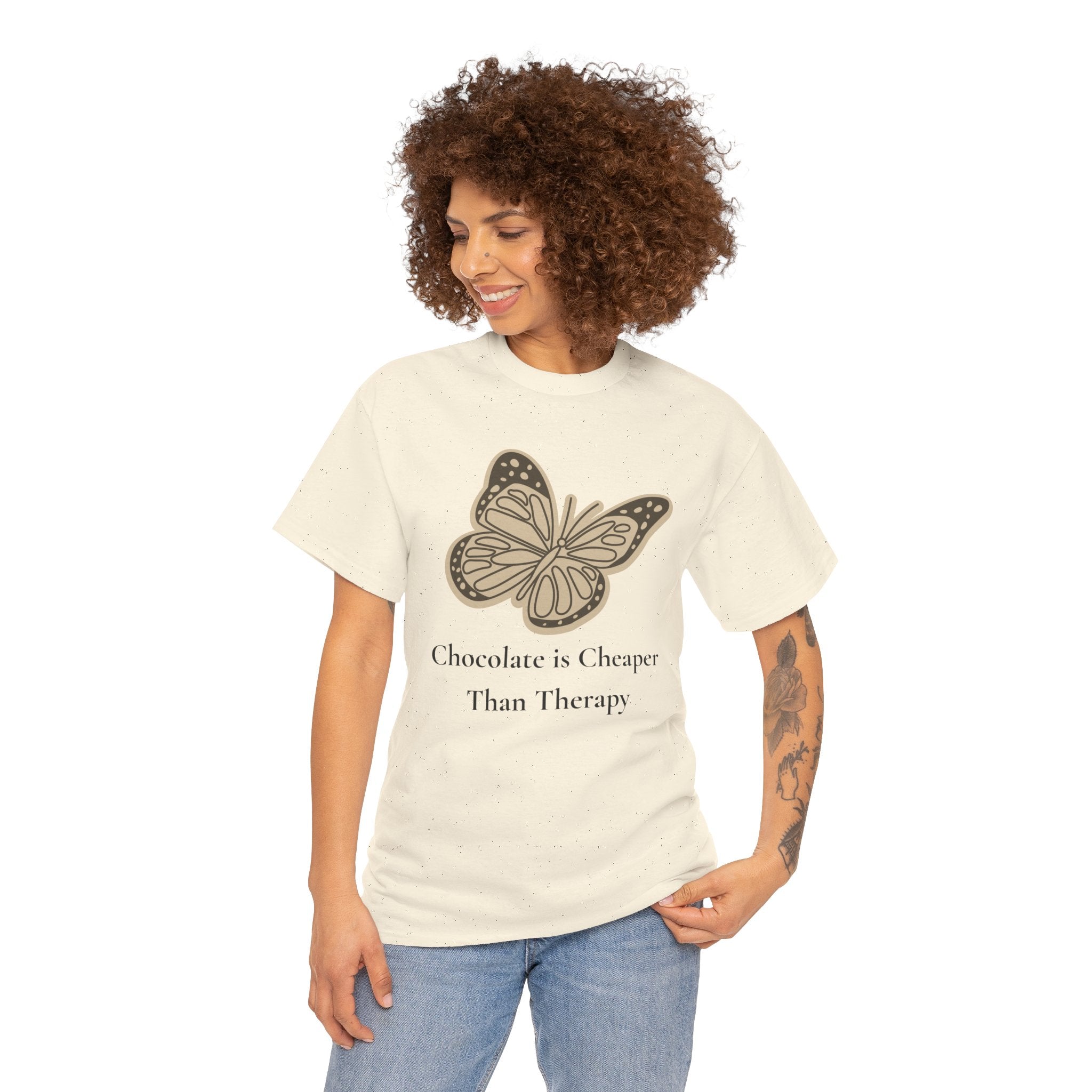 Chocolate is Cheaper Than Therapy Tee — Femmescentique