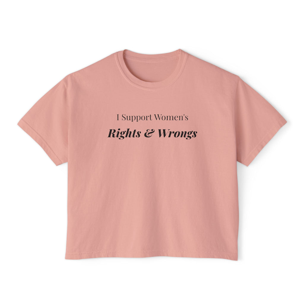 Women's support Boxy Tee — Femmescentique
