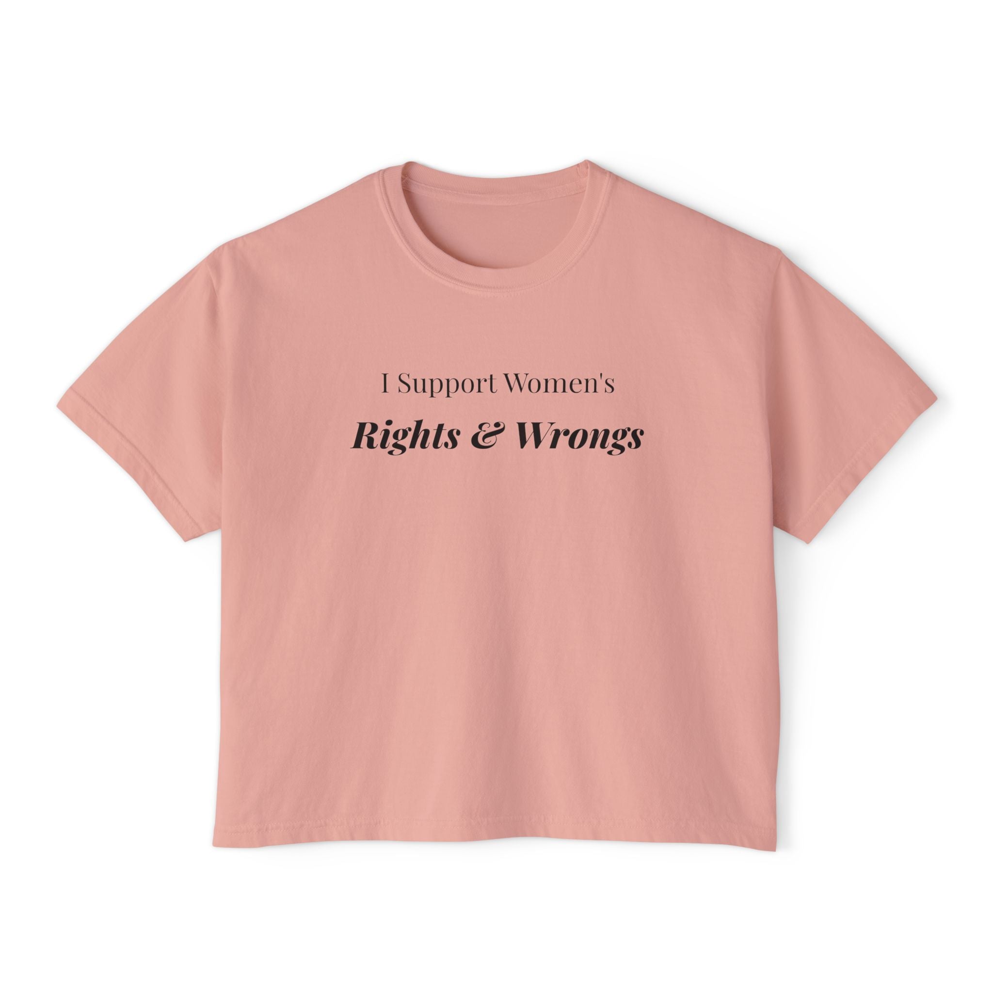 Women's support Boxy Tee — Femmescentique
