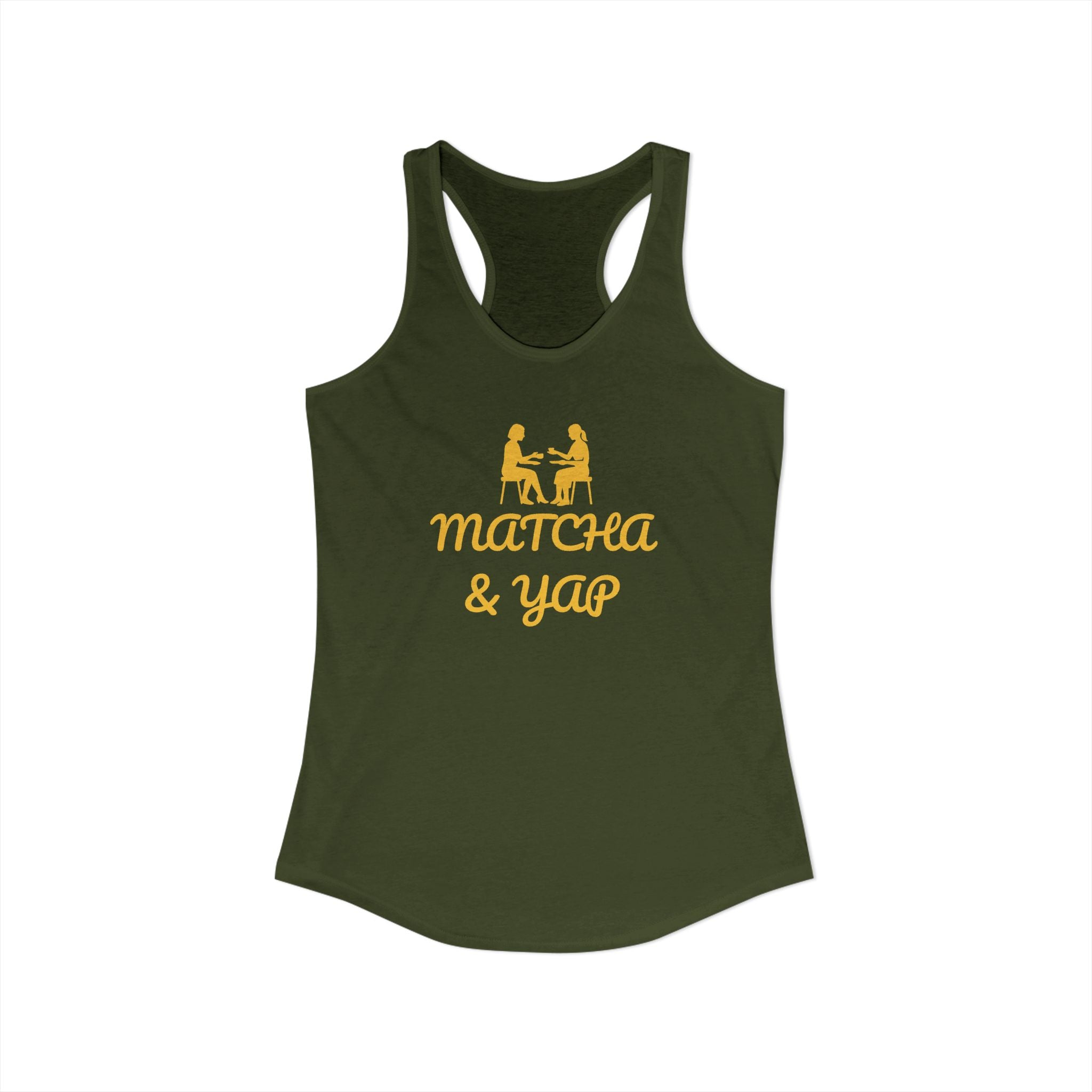 MATCHA & YAP RACERBACK TANK — FEMMESCENTIQUE