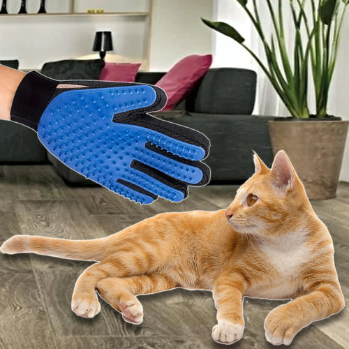 Glow &  Groom: 2-in-1 Pet Massage & Deshedding Glove